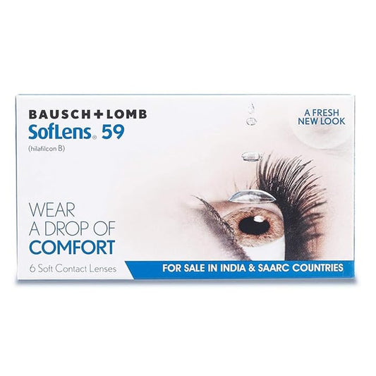 Bausch + Lomb Soflens59 Monthly Disposable Contact Lens (6 Lens Pack)