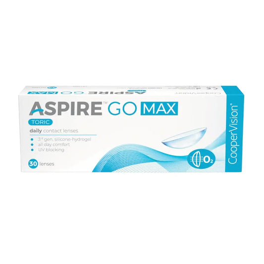 CooperVision Aspire Go Max Toric Daily Disposable Contact Lens (30 Lens Pack)