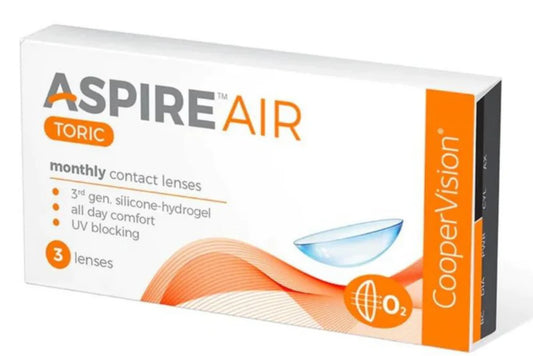 Cooper Vision Contact Lenses Aspire AIR Toric (3 Lenses Box)