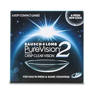 Bausch & Lomb Purevision2 Monthly Disposable Contact Lens (6 Lens Pack)