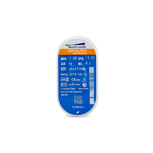 Bausch & Lomb Soflens Toric Single Lens Pack(1 Lens)